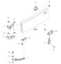 Diagram for 2002 Kia Sportage Door Hinge - 0K01162210