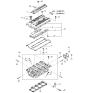 Diagram for 2000 Kia Sportage Valve Cover Gasket - 0K95510235B