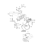 Diagram for 2001 Kia Sportage PCV Hose - 0K01313895