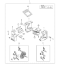 Diagram for Kia Sportage Heater Core - 0K01161A10A