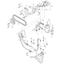 Diagram for 2000 Kia Sportage Drive Belt - 0K01232611