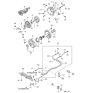 Diagram for 1998 Kia Sportage Transmission Assembly - 0K08C19090