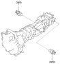 Diagram for 2000 Kia Sportage Vehicle Speed Sensor - 0K01155475B