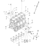 Diagram for 1998 Kia Sportage Dipstick - 0K01A10450E