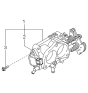 Diagram for 2002 Kia Sportage Throttle Body - 0K08A13640
