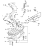 Diagram for 1999 Kia Sportage Fuel Level Sensor - 0K01260960D