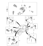 Diagram for 1998 Kia Sportage Door Lock Cylinder - 0K02G76910