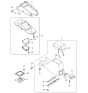 Diagram for Kia Sportage Center Console Base - 0K08E64330B