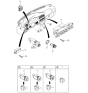 Diagram for 1997 Kia Sportage Wiper Switch - 0K08067540A