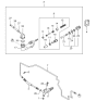 Diagram for 2002 Kia Sportage Clutch Master Cylinder - 0K01A41990A