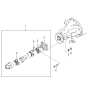 Diagram for 1999 Kia Sportage Drive Shaft - 0K02E25100A