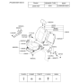 Diagram for Kia Spectra SX Seat Cushion - 882022F702390