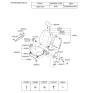 Diagram for 2007 Kia Spectra5 SX Seat Cover - 884712F121390