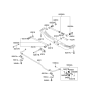 Diagram for Kia Spectra Lateral Link - 552102F500