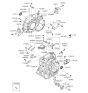 Diagram for Kia Spectra SX Engine Mount Bracket - 4521723510