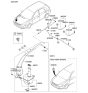 Diagram for Kia Rondo Washer Pump - 985103E000