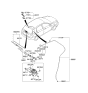 Diagram for Kia Spectra SX Wiper Blade - 988502F000