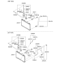 Diagram for 2009 Kia Spectra Cooling Hose - 254122F110