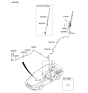 Diagram for 2008 Kia Spectra5 SX Antenna Mast - 962302F000