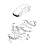 Diagram for Kia Spectra SX Grille - 865611L000