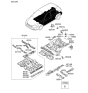 Diagram for 2007 Kia Spectra SX Floor Pan - 651002F510