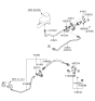 Diagram for 2008 Kia Spectra SX Clutch Master Cylinder - 416102F110