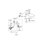 Diagram for Kia Spectra5 SX Accelerator Cable - 327902F110