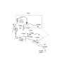 Diagram for 2008 Kia Spectra5 SX Power Steering Hose - 575602F700