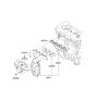 Diagram for Kia Spectra SX Catalytic Converter - 2851023520