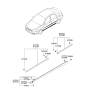 Diagram for 2004 Kia Spectra Door Moldings - 877112F000