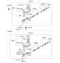 Diagram for 2008 Kia Spectra5 SX Brake Master Cylinder Reservoir - 585102F600