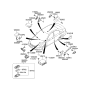 Diagram for Kia Spectra5 SX Air Bag Sensor - 959212F000