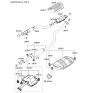 Diagram for Kia Spectra SX Muffler - 287001L250