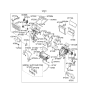 Diagram for Kia Sedona Blend Door Actuator - 971564D000