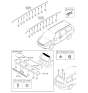 Diagram for 2014 Kia Sedona Spoiler - 872014J000