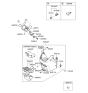 Diagram for Kia Sedona Center Console Base - 846104D050CS