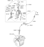 Diagram for Kia Automatic Transmission Shift Levers - 467104D000