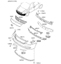 Diagram for 2010 Kia Sedona Grille - 863514D550