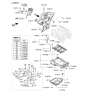 Diagram for 2010 Kia Rondo Drain Plug Washer - 2151323001