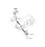 Diagram for 2006 Kia Sedona ABS Control Module - 589204D500