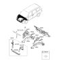 Diagram for 2009 Kia Sedona Dash Panels - 643004D110