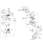 Diagram for Kia Mass Air Flow Sensor - 281643C100