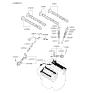 Diagram for Kia Valve Stem Seal - 222243CAA0