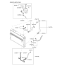 Diagram for 2010 Kia Sedona Oil Cooler Hose - 254204D970