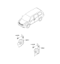 Diagram for 2012 Kia Sedona Horn - 966114D000