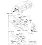 Diagram for Kia Sportage Emblem - 863531F010