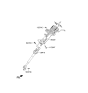 Diagram for 2008 Kia Sedona Steering Shaft - 564004D001