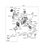 Diagram for 2014 Kia Sedona Blower Motor - 979454D001