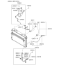 Diagram for 2010 Kia Sedona Oil Cooler Hose - 254214D910