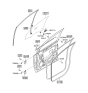 Diagram for 2013 Kia Sedona Window Run - 825404D000